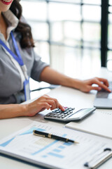 Attractive boss businesswoman of asian indian descent people management accounting experts professionals with specialized knowledge in management accounting, contributing to financial excellence.