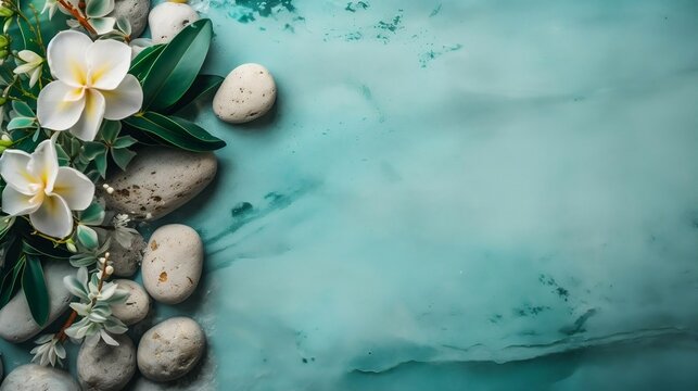 background Spa day items for self-care vibes
