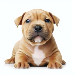 Captivating Staffordshire Bull Terrier Puppyhood, Generative AI