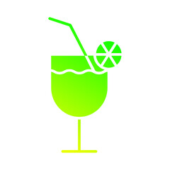 Orange juice icon
