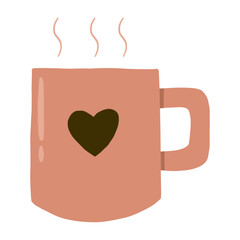 cup of coffee with heart