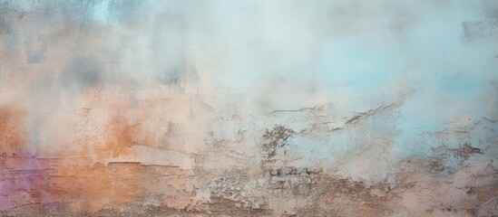 Processed pastel with a concrete texture