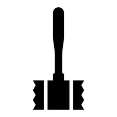 Tenderizer solid glyph icon