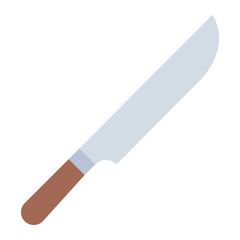 Long Knife flat icon