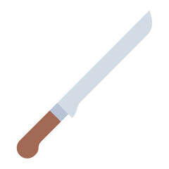 Knife flat icon