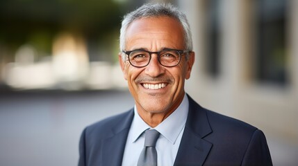 Fototapeta premium portrait of a professional businessman. generative ai