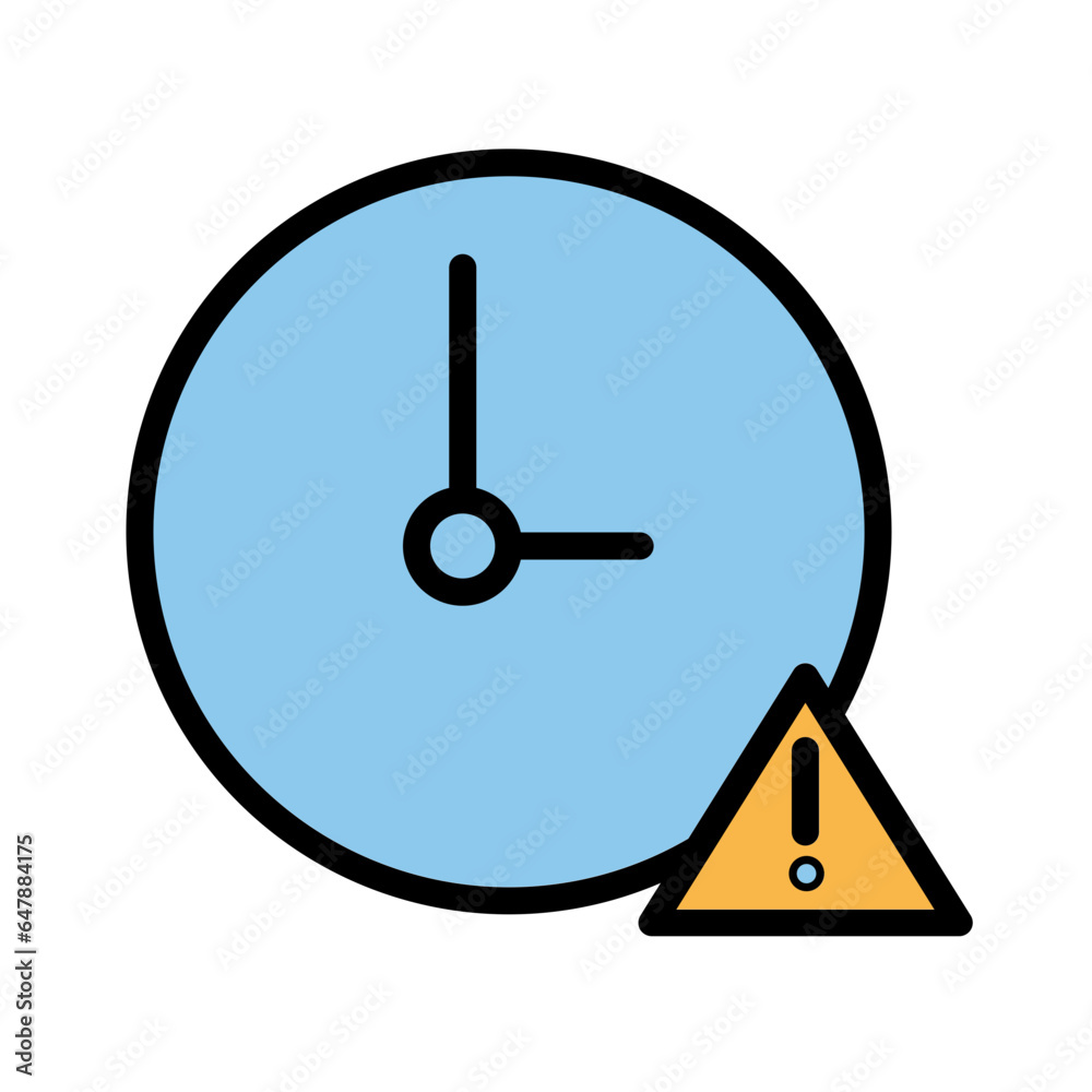 Wall mural clock seo time icon