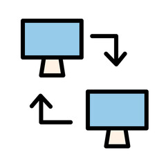 Computer Screen Seo Icon
