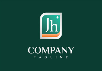 letter J, logo K, suitable for the company's initial symbol.