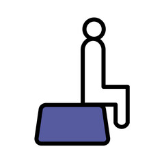 Obraz premium Hot Relax Sauna Icon