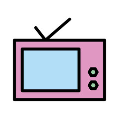 Old Television Tv Icon