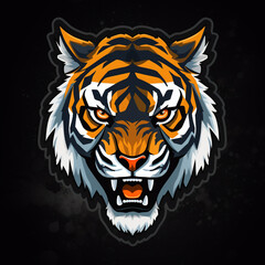 tiger head vector