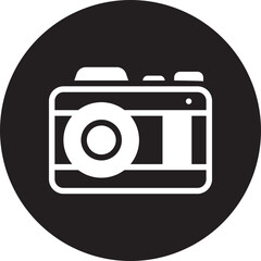 camera glyph icon