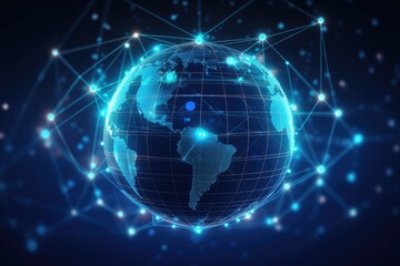 Global connectivity, exploring the futuristic cyberspace network, the smart city grid and 5g or 6g evolution, a worldwide web of intelligence, IoT, cloud computing, Generative AI.