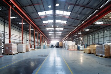 Efficient worldwide logistics, automated warehousing & smart shipping solutions, empowering the economy with cyberspace logistics, optimize performance with automation, cargo, Generative AI.