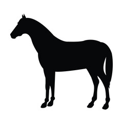 Animal vector silhouette , clip art, and symbol. Shilhouette of animal concept and simple design