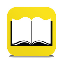 Book icon set, vector, clip art, and symbol. Icon set  book concept with a square shape.