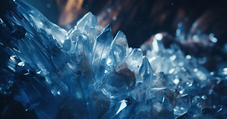 Stalactites and stalagmites, capturing the beauty of geological formations - Powered by Adobe