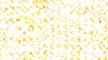 Yellow paint stains with transparent background. Splash background with drops and stains.