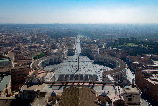 view from the top of the cathedral of st peter and paul
