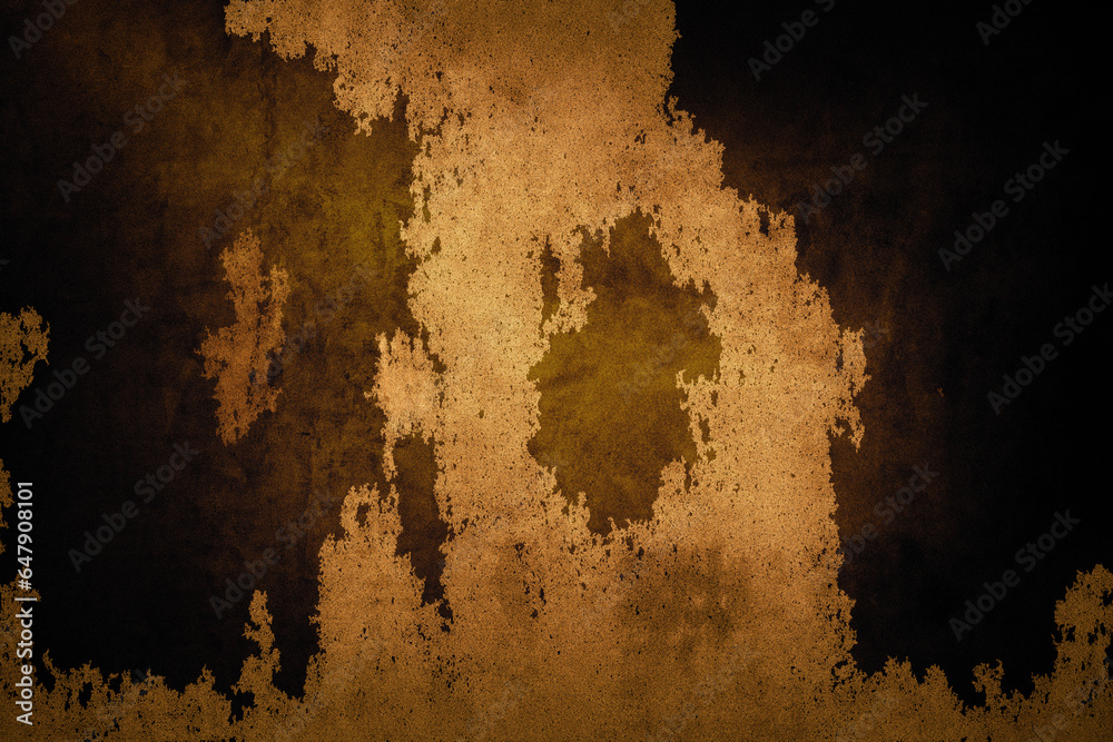 Poster abstract gold background texture with distressed and grunge, vintage gold background with rough text