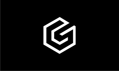G alphabet logo - obrazy, fototapety, plakaty