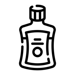 mouthwash Line Icon