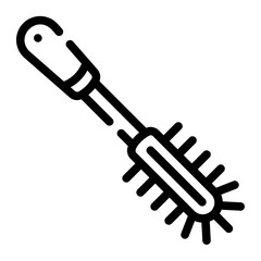 toilet brush Line Icon