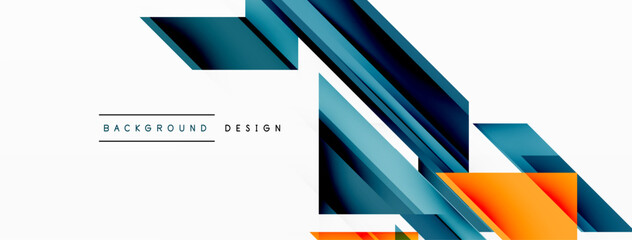 Visually striking background design featuring dynamic geometric lines and arrows. This captivating composition combines movement and precision, creating an engaging and visually appealing graphic