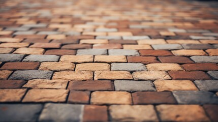 Close up of paving stones