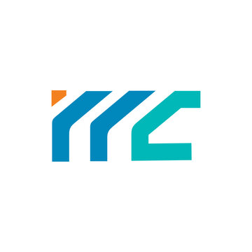 IMC media letter logo design