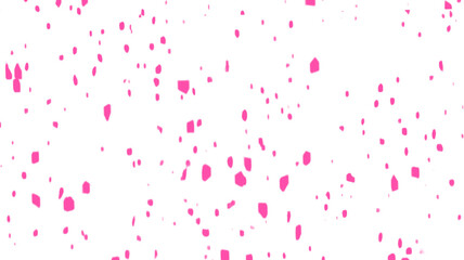 Fototapeta na wymiar Pink dots. Spots, specks, grains, confetti, snow, stars with transparent background. Pink color grainy pattern texture.