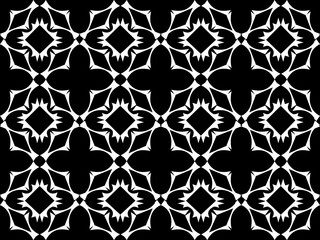 Obraz premium black and white seamless background