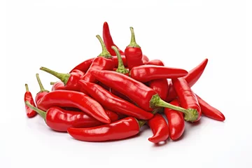 Fotobehang red hot chili pepper © Muhammad Hammad Zia