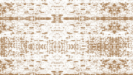 Distressed overlay texture of old brickwork, grunge background. Vector grunge overlay texture. Brown and white background. vector illustration.