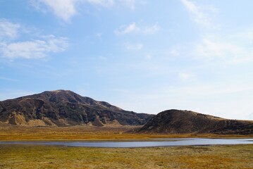 Landscape of Kusasenri, Aso, Japan