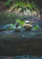 stones in water