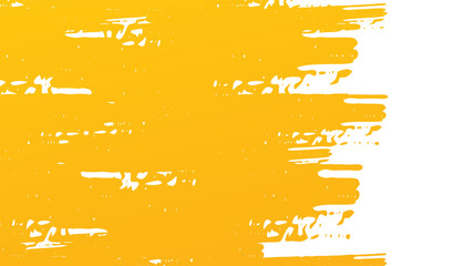Abstract yellow grunge texture on white vector background