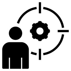 target glyph style icon