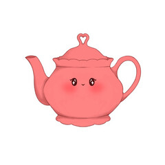 teapot isolated on white background