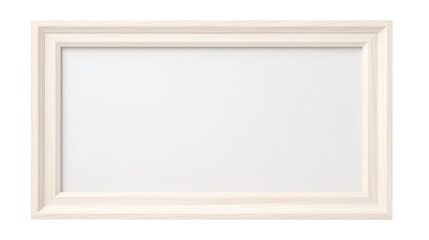 Blank beige wooden frame.
Modified Generative Ai image.