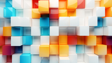 Full of cubes, different colors, background.
Modified Generative Ai image.