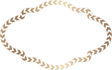 Naklejka premium Rectangle shape horizontal Frame vintage frames Arrows symbol Gold picture frame luxury golden frame gold border Golden vector royals border retro badge decoration element isolated background 