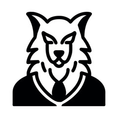 werewolf character halloween silhouette style