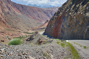 New North-South route, Kyrgyzstan.