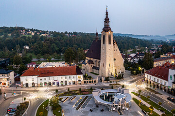 Miasteczko, Limanowa, świt, lato, Małopolska, Poland , EU. © Maciej G. Szling