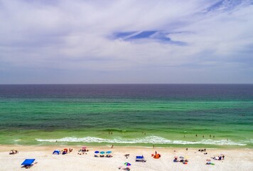 Obraz premium Aerial view of Pensacola Beach