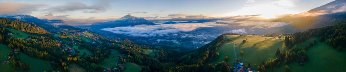 Frankreich Haute Savoie im Herbst