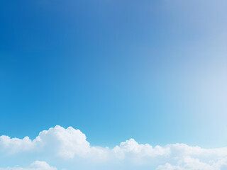 Obraz premium blue sky with clouds