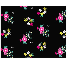  flower pink all over print vector.